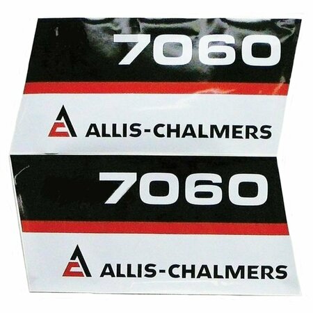 AFTERMARKET Allis Chalmers 7060 Decal Set (Side Panels Only) MAE30-0076